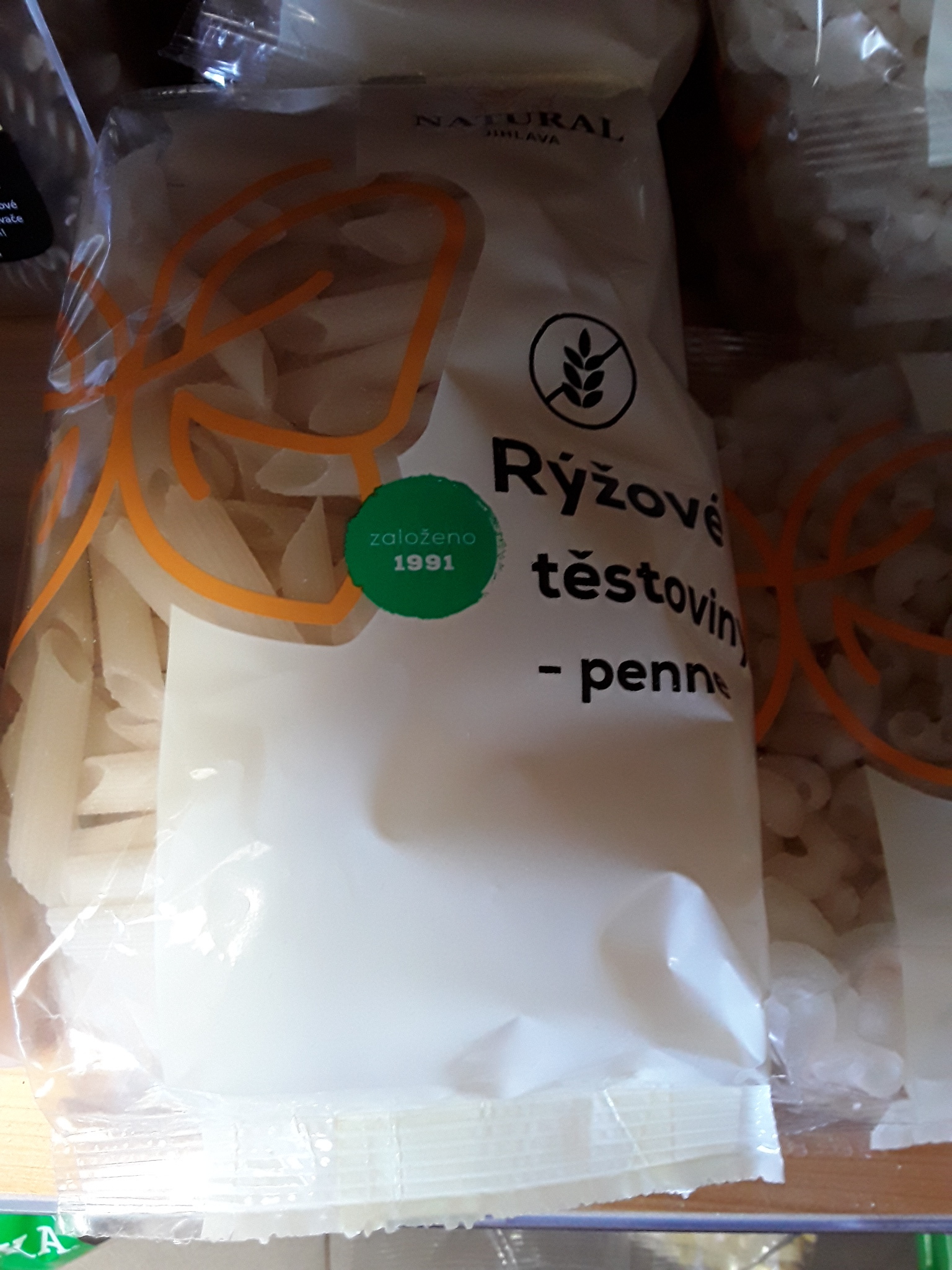 Rýžové těstoviny penne
