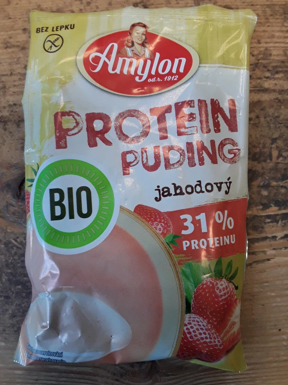 Bio protein pudink jahodový