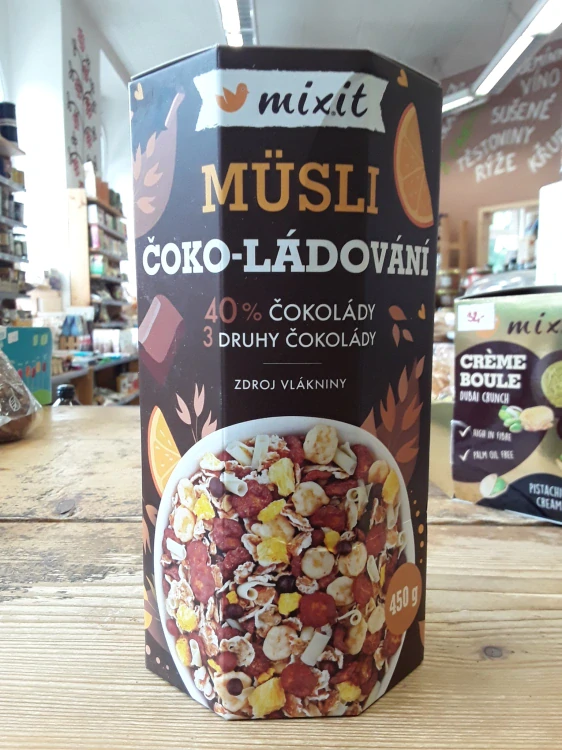 Mixit müsli čokoládování