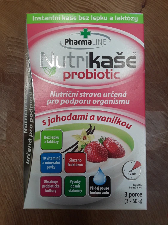Nutrikaše - jahoda a vanilka