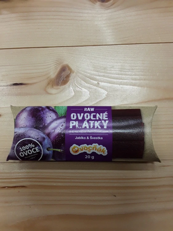 Ovocné plátky jablko a švestka