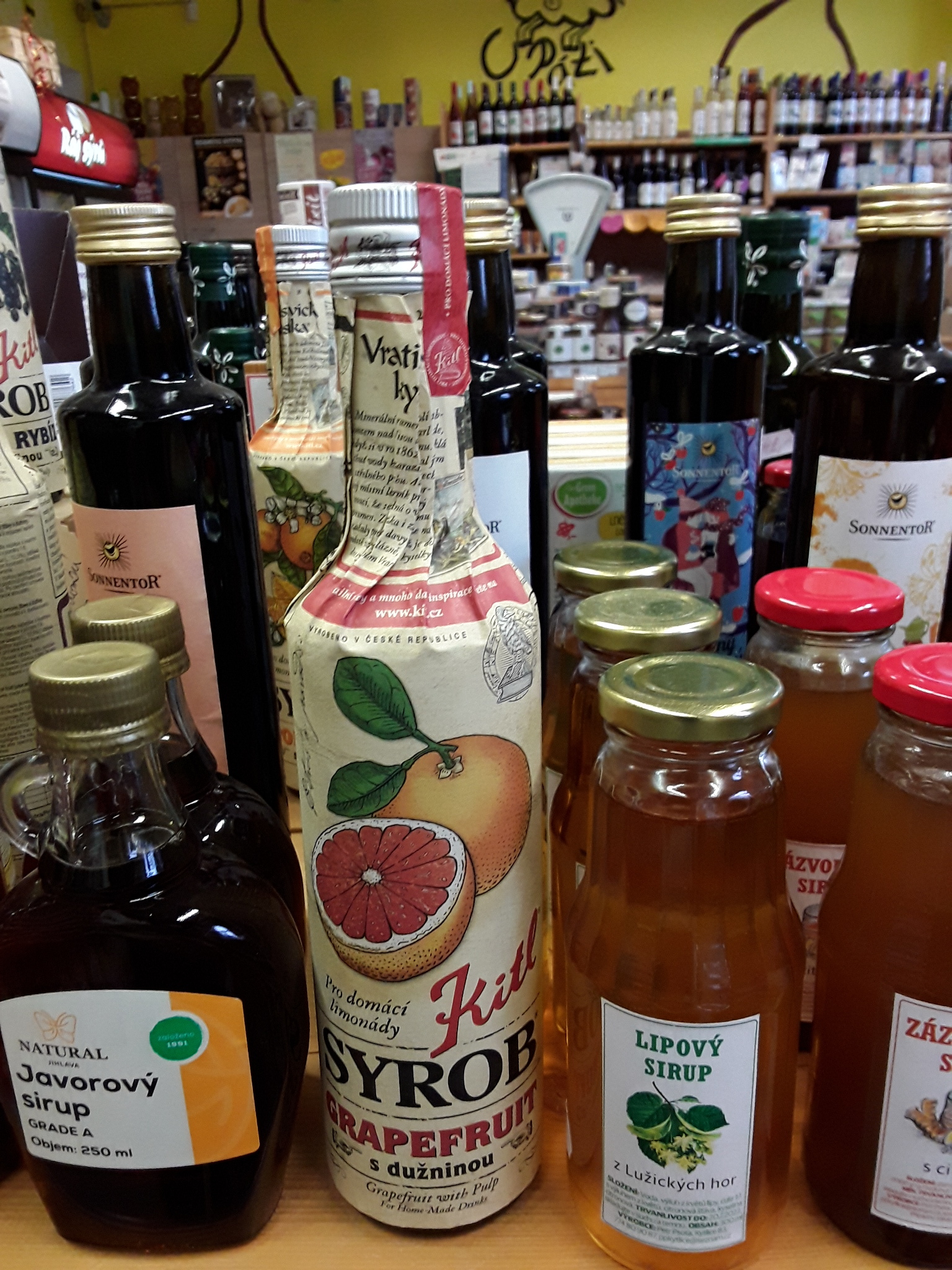 Grapefruit sirup