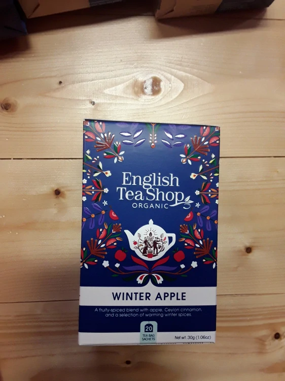 Organických bylinný čaj winter apple