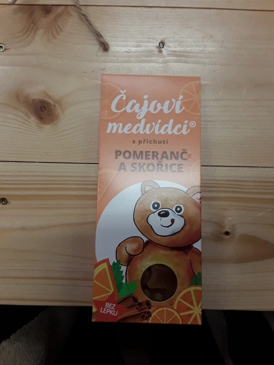 Čajový medvídci s příchutí pomeranč a skořice
