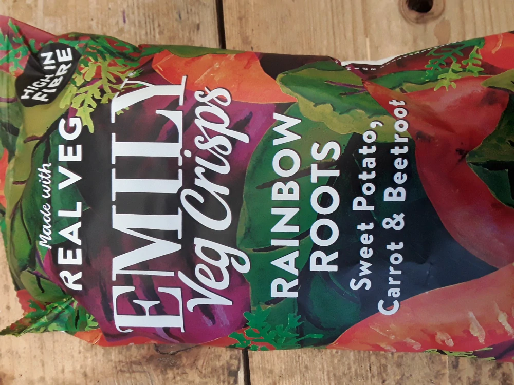 Sweet potato, carrot & beetroot crisps