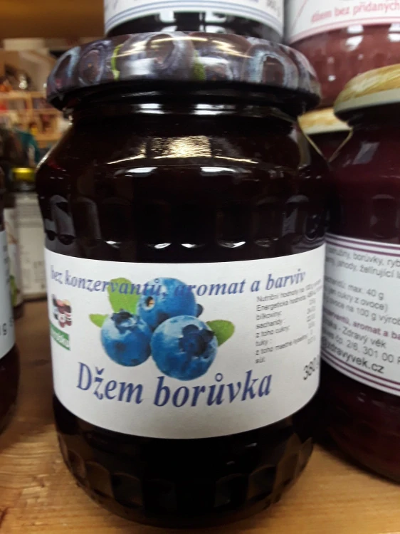 Džem borůvka