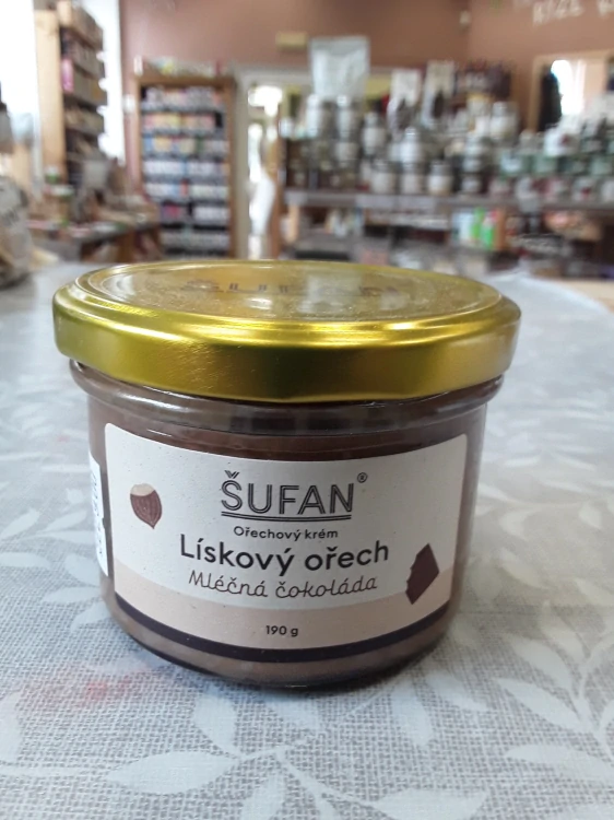 Ořechový krém - lískový ořech mléčná čokoláda