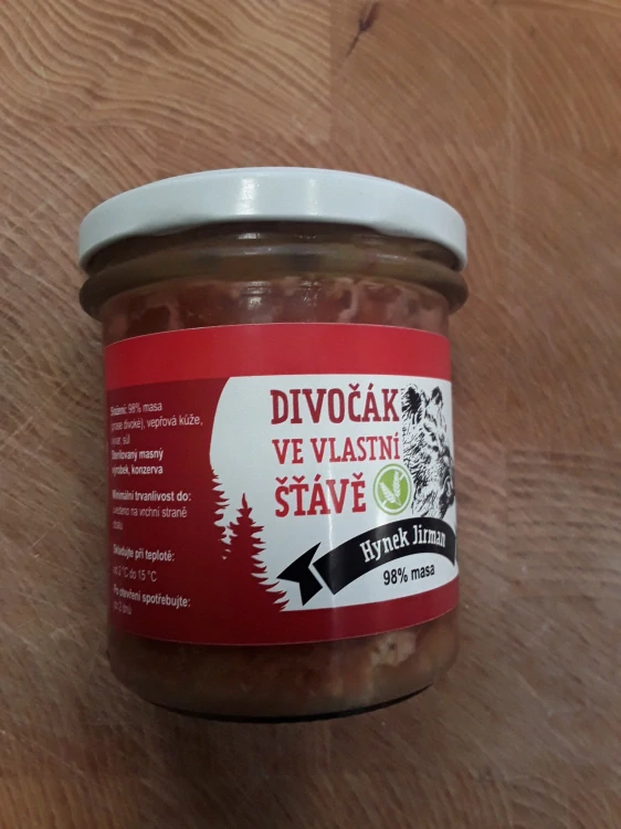 Divočák ve vlastní šťávě