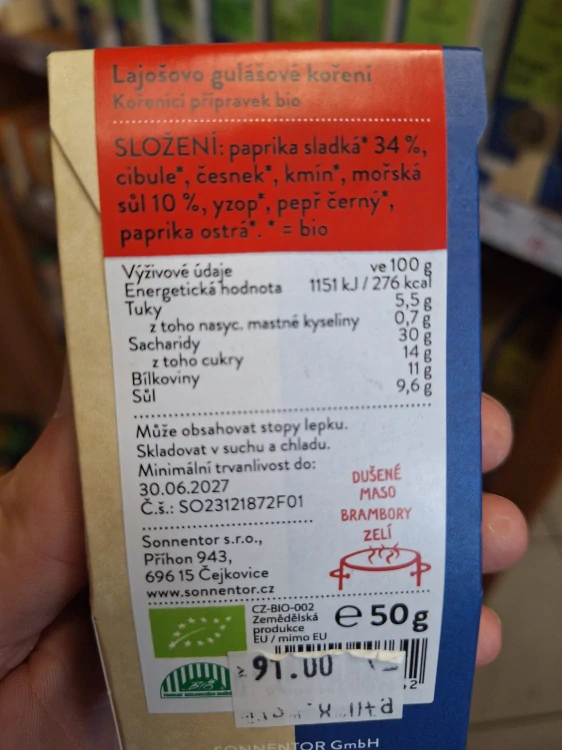 Lajošovo gulášové koření