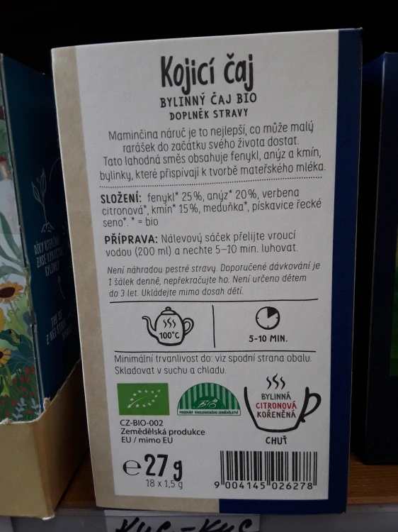 Kojící čaj