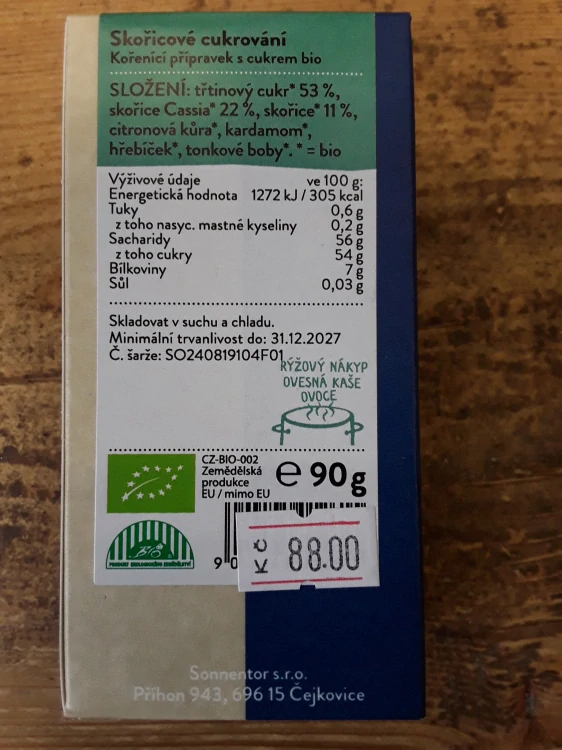 Skořicové fungování, bio