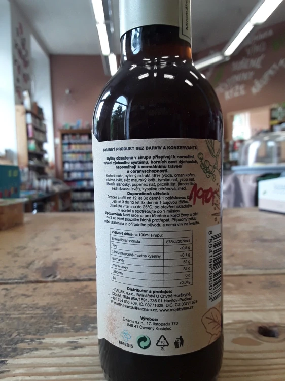 Průduškové desatero - bylinný sirup