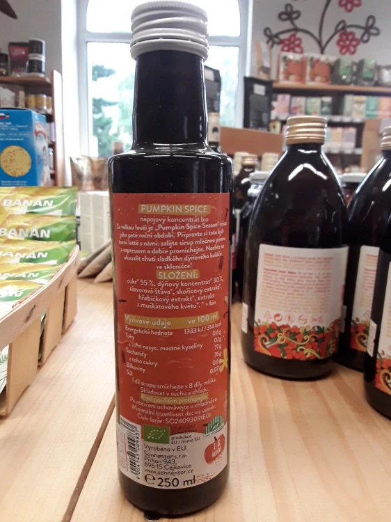 Pumpkin Spice sirup bio