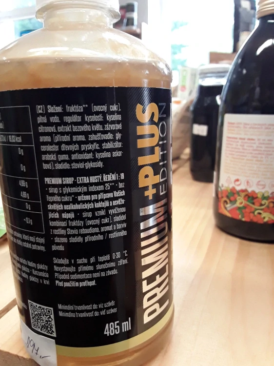 Premium sirup Zázvor, bezový květ