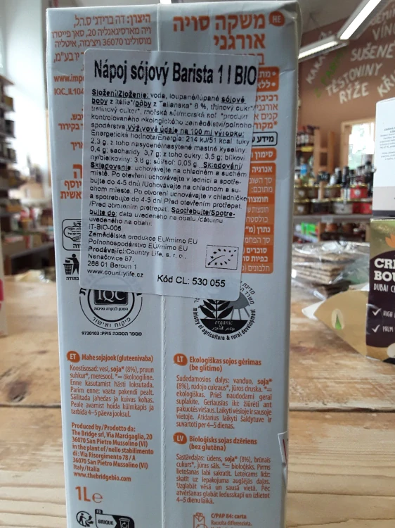 Nápoj sójový Barista