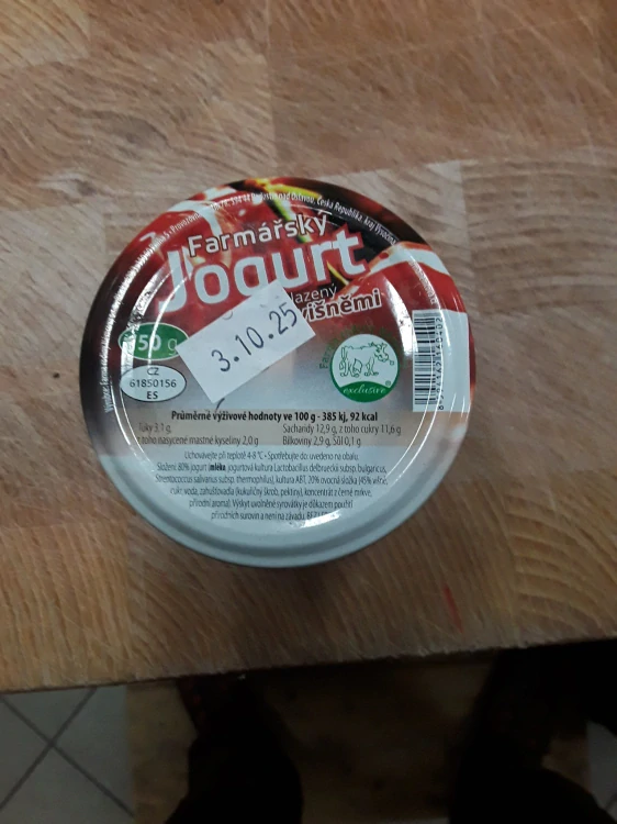 Jogurt višeň 