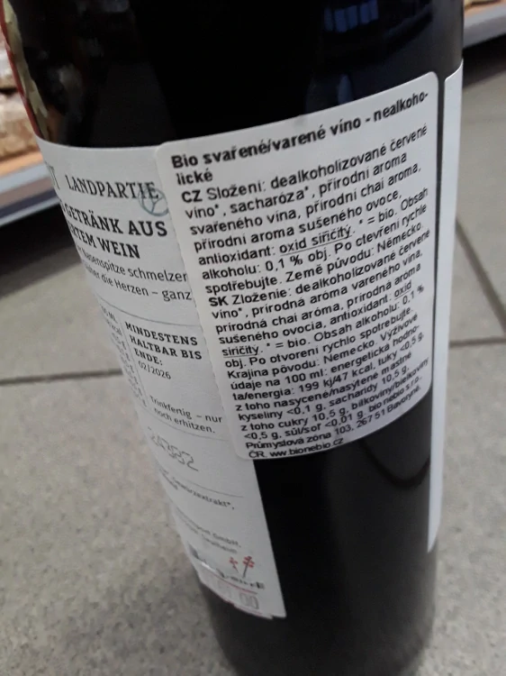 Svařené víno nealkoholické