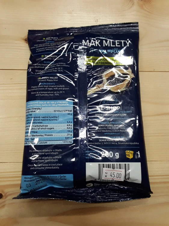 Mák mletý