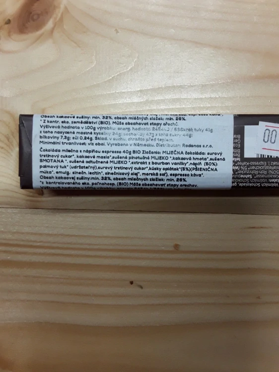Čokoláda  Espresso Biscotti Bio