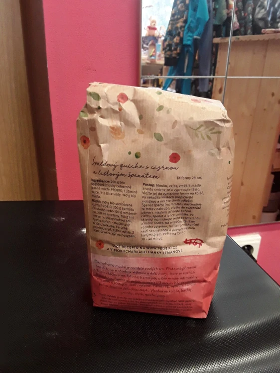 Špaldová mouka celozrnná jemně mletá