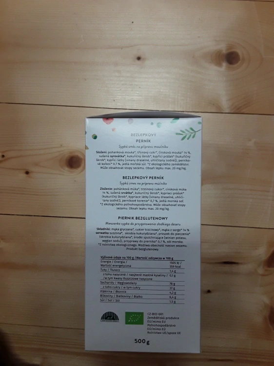 Bezlepkový pernod s čirokovou moukou