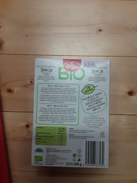 BIO kukuřičný škrob