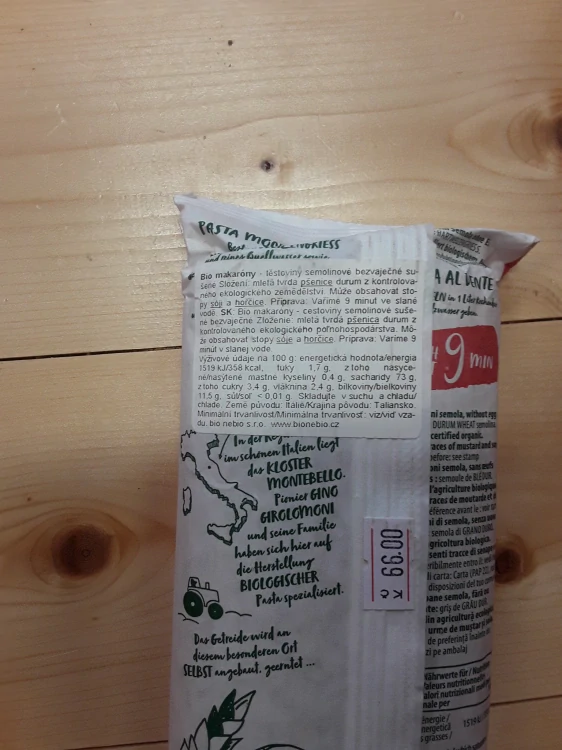BIO makaróny