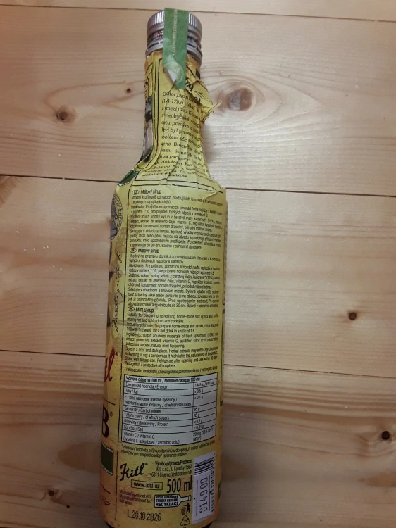Mátový sirup 