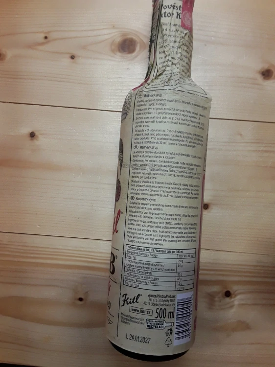 Malinový sirup 