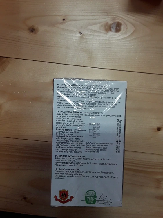 Ovocný čaj malina