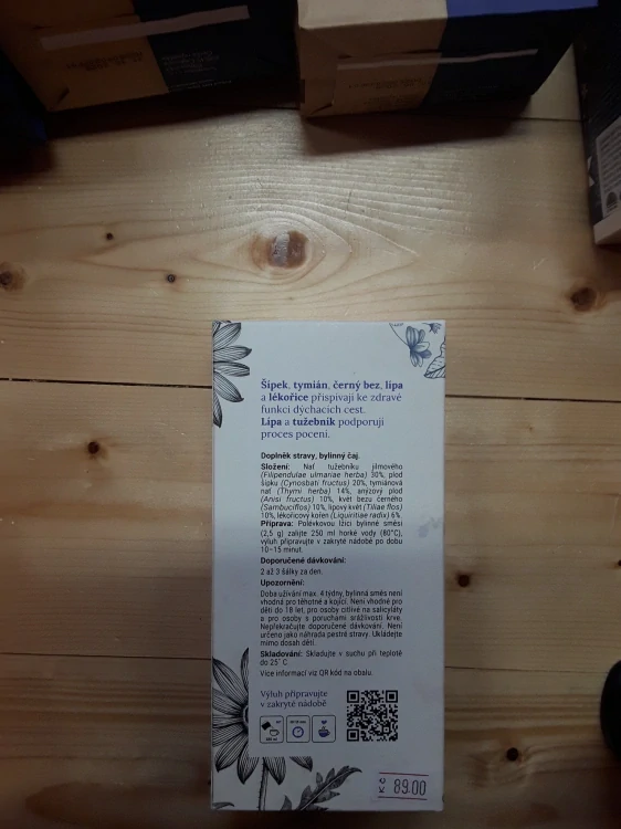 bylinná směs dýchací cesty 