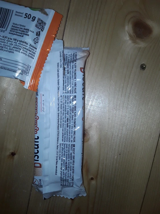 Bisquid křehké plátky polomáčené v hořké polevě