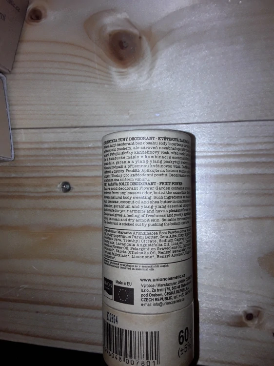 Tuhý deodorant