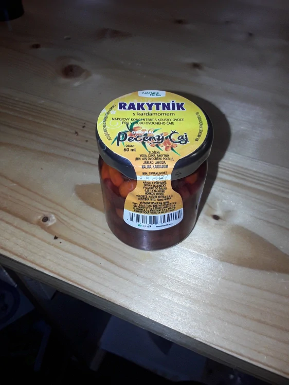 Pečený čaj  rakytník 
