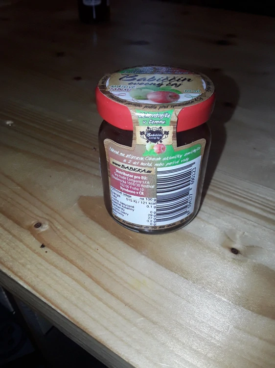 Ovocný pečený čaj máta jablko