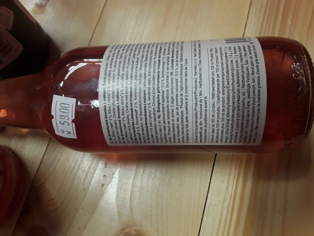 Limonáda s malinami