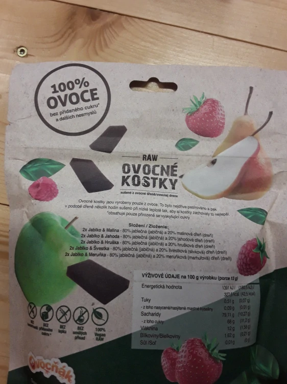 Ovocné kostky