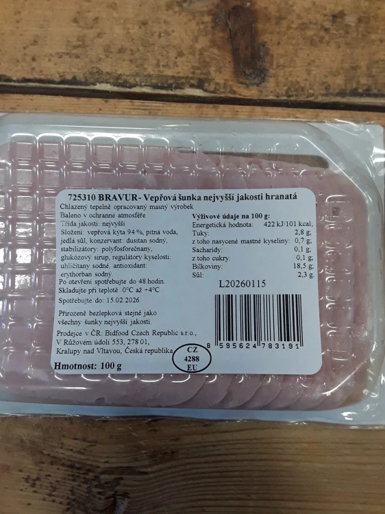 Vepřová šunka Bravur