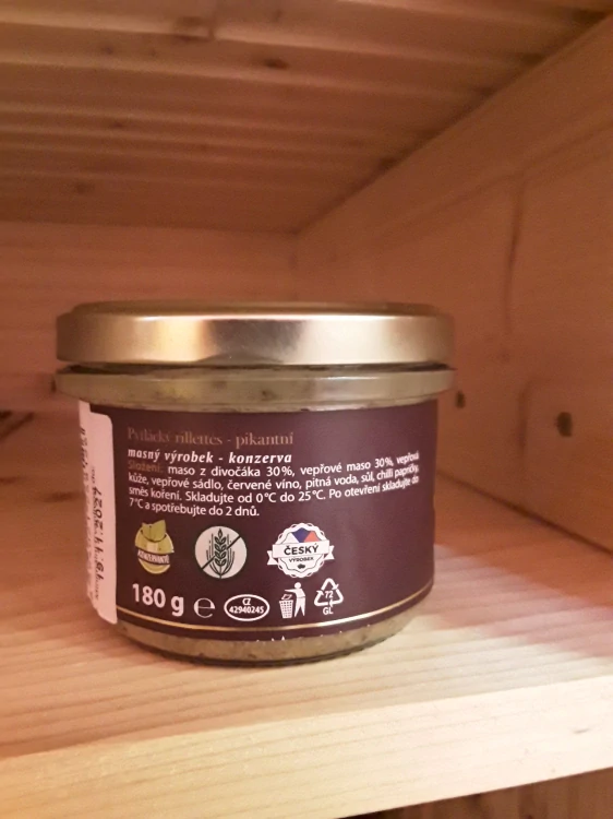 Pytlácký rillettes z divočáka