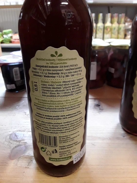 Sirup pampeliška