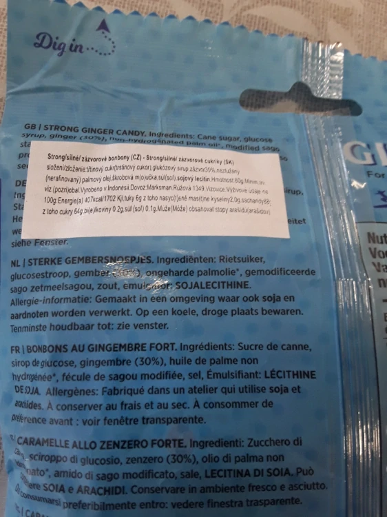 Gin Gins zázvorové bonbóny
