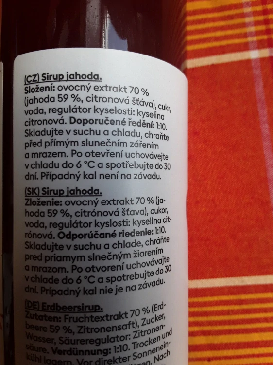 Sirup jahoda