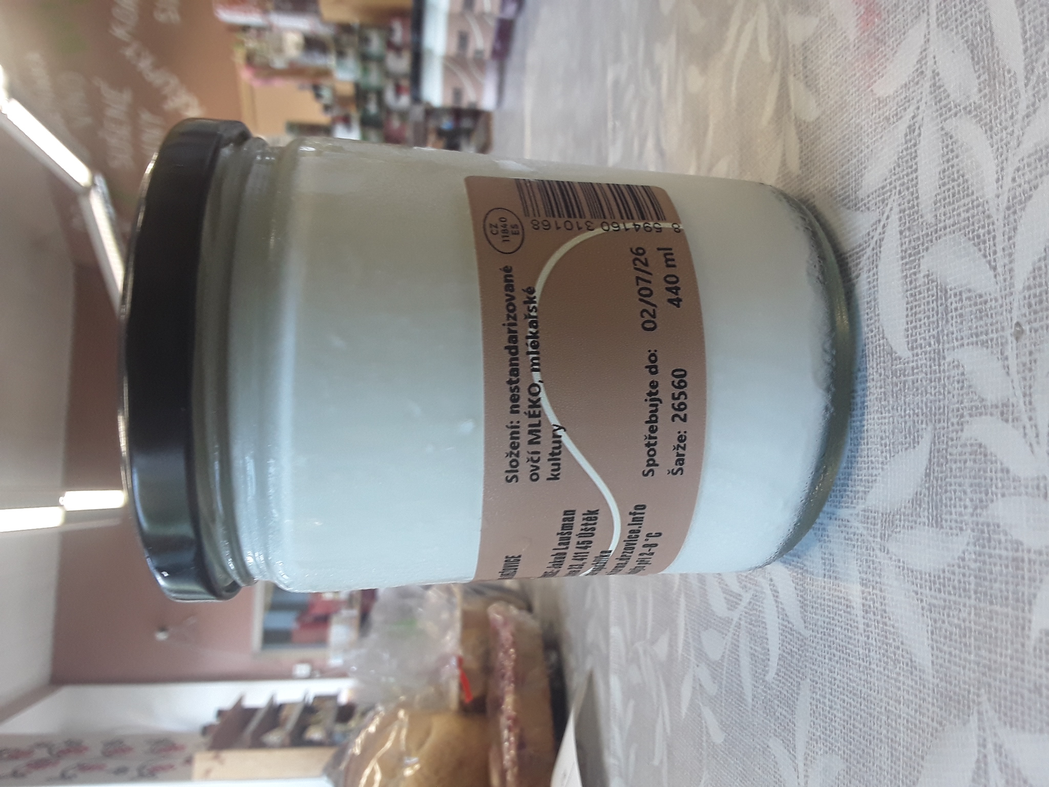 ovčí jogurt bílý 440g