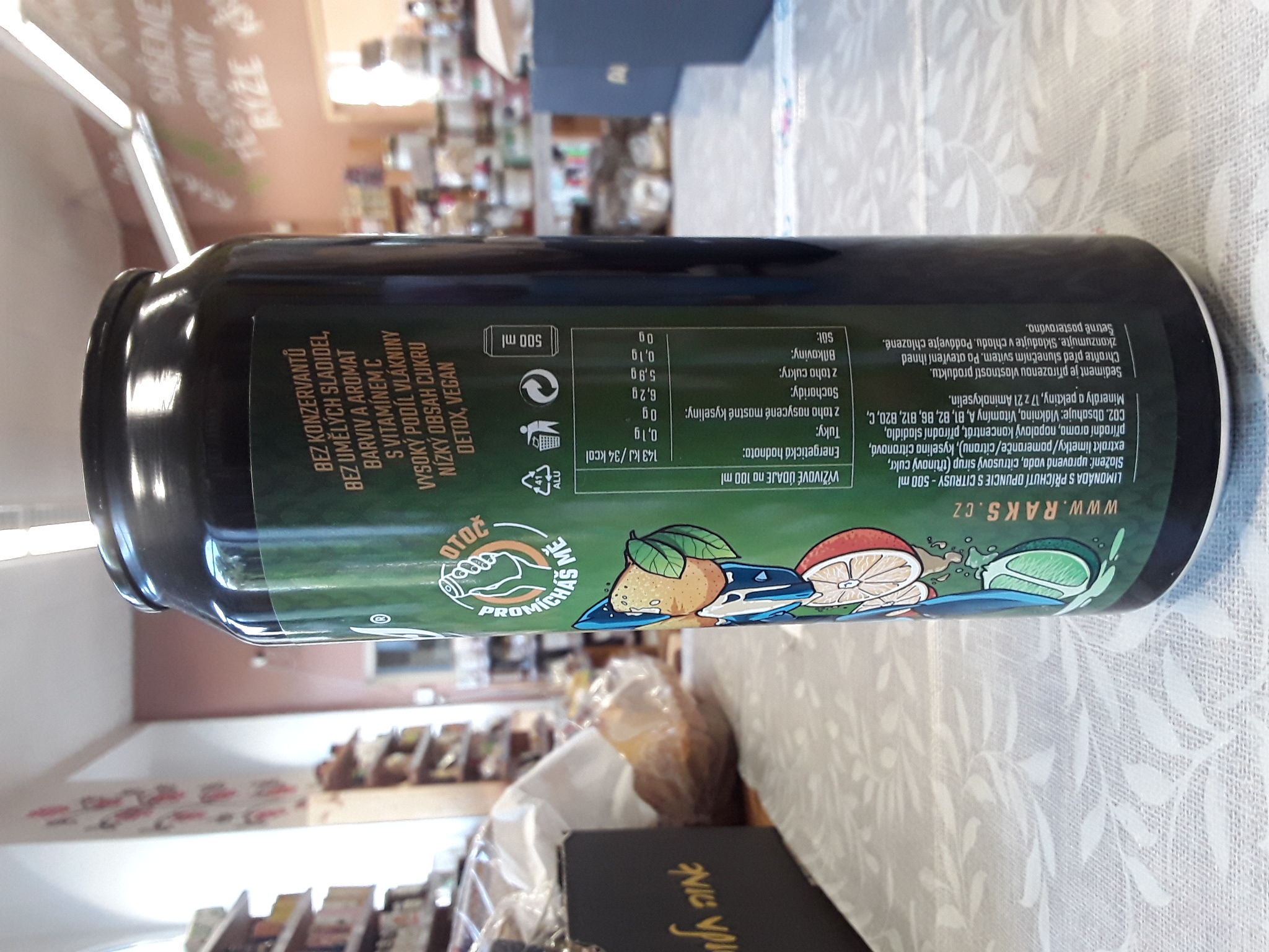 Kaktus nopal citrus limonáda