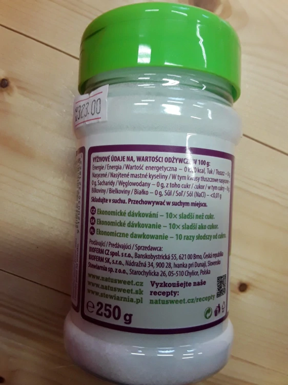Stevia kristalle (stolní sladidlo)