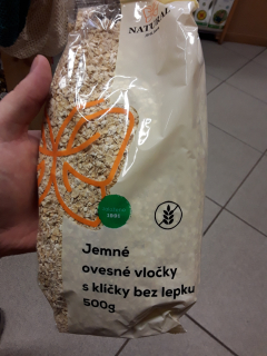 Ovesné vločky jemné s klíčky bez lepku