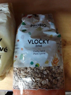 žitné vlocky