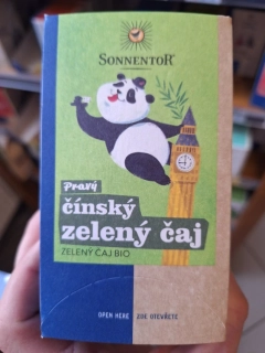 Zelený čaj gunpowder bio