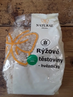 Rýžové těstoviny - hvězdičky