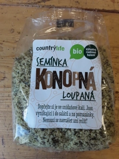 Konopná semínka loupaná bio